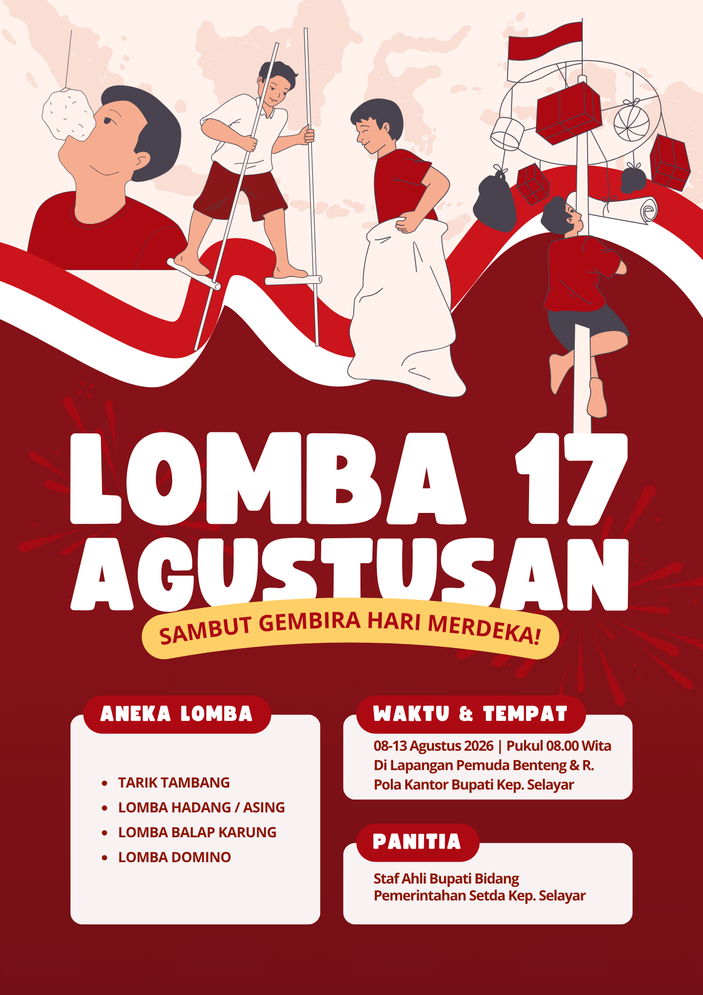 Peringatan Hari Ulang Tahun Ke-81 Kemerdekaan Republik Indonesia.